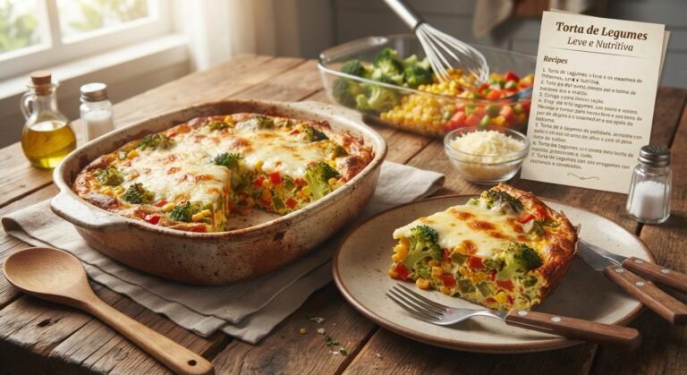 Torta de Legumes Leve e Nutritiva: Prática, Deliciosa e Perfeita para Emagrecer